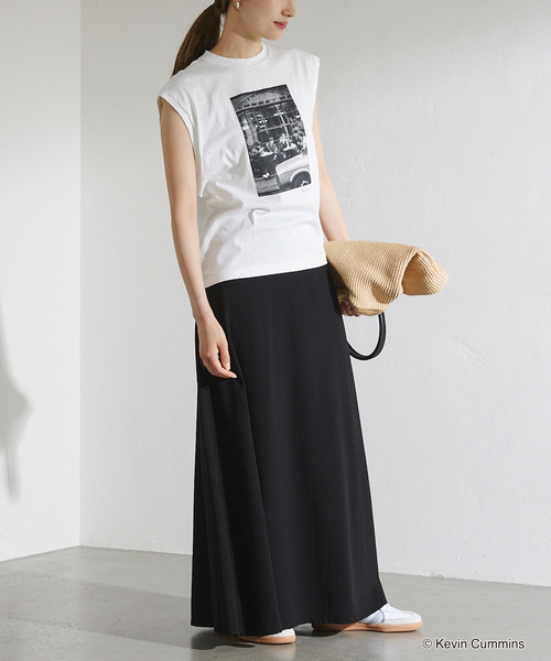 FRAMeWORK(フレームワーク)の「PHOTO ノースリーブ TEE(Tシャツ/カットソー・レディース・ホワイト・FREE)」の4枚目の写真