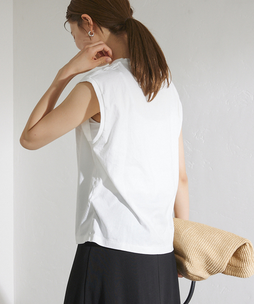 セール】PHOTO ノースリーブ TEE（Tシャツ/カットソー