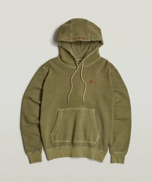 G-STAR | OVERDYED HOODIE/ヴィンテージライクオーバーダイワンポイントロゴパーカー(パーカー)