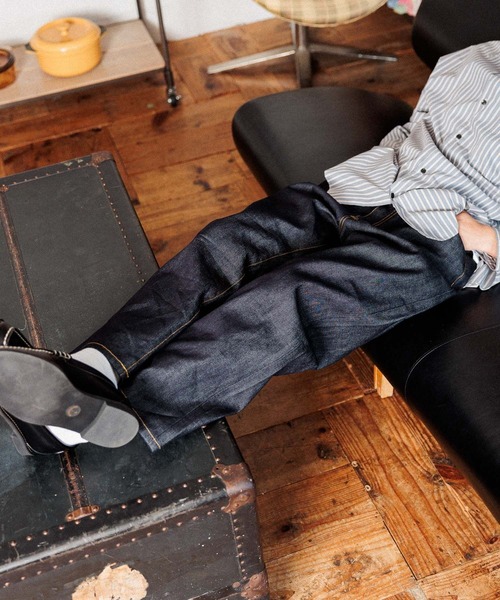 niko and（ニコアンド）の「ワイド5ポケットデニムパンツ【niko and