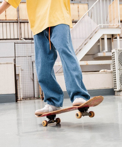 niko and...(ニコアンド)の「ワイド5ポケットデニムパンツ【niko and ...JEANS 2024AW】(デニムパンツ・メンズ・インディゴブルー/ブラック/ブルー・SMALL/LARGE/MEDIUM)」の15枚目の写真