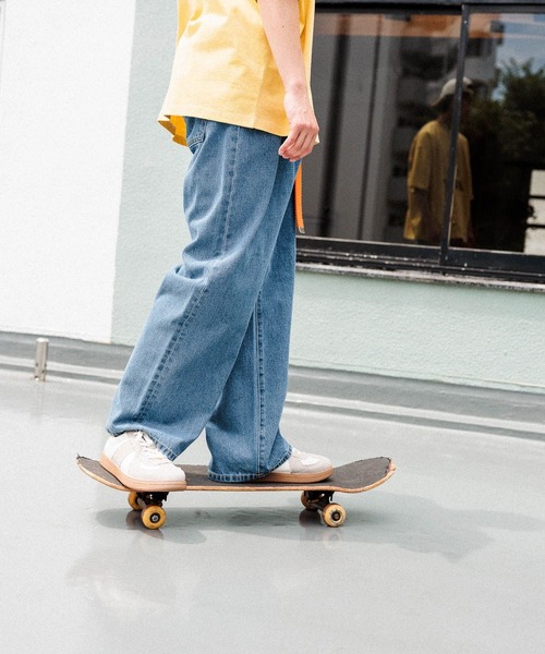 niko and...(ニコアンド)の「ワイド5ポケットデニムパンツ【niko and ...JEANS 2024AW】(デニムパンツ・メンズ・インディゴブルー/ブラック/ブルー・SMALL/LARGE/MEDIUM)」の16枚目の写真