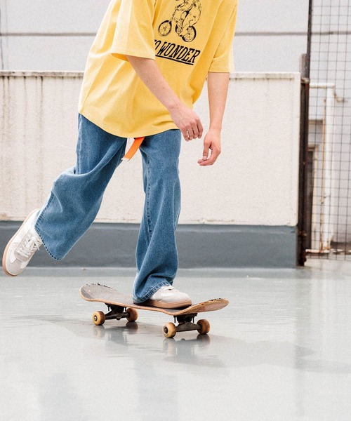 niko and...(ニコアンド)の「ワイド5ポケットデニムパンツ【niko and ...JEANS 2024AW】(デニムパンツ・メンズ・インディゴブルー/ブラック/ブルー・SMALL/LARGE/MEDIUM)」の18枚目の写真