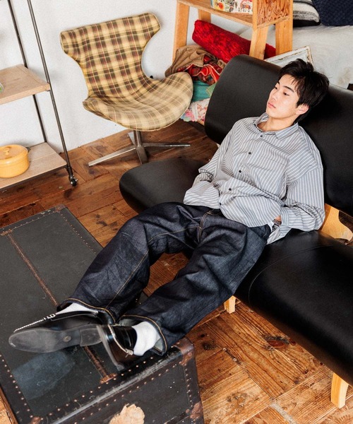 niko and（ニコアンド）の「ワイド5ポケットデニムパンツ【niko and