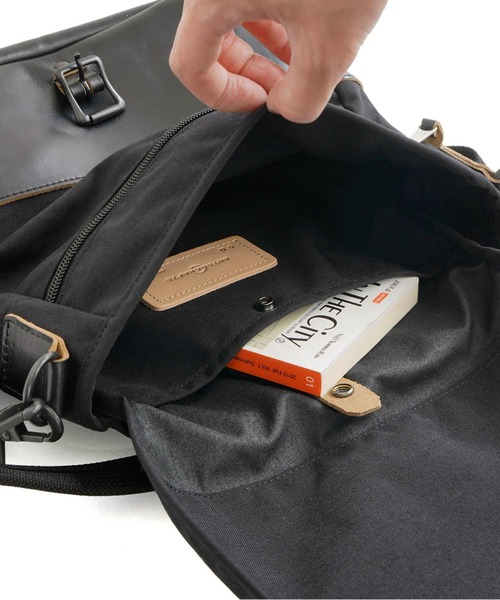 STANDARD SUPPLY（スタンダードサプライ）の「アーツアンドクラフツ / CORDURA SPAN コーデュラスパン / HUNTING SHOULDER S ハンティングショルダーS（ショルダーバッグ・メンズ・ダークベージュ/ブラック・FREE）」の13枚目の写真