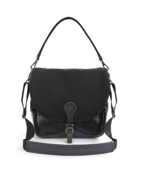 STANDARD SUPPLY（スタンダードサプライ）の「アーツアンドクラフツ / CORDURA SPAN コーデュラスパン / HUNTING SHOULDER S ハンティングショルダーS（ショルダーバッグ・メンズ・ダークベージュ/ブラック・FREE）」の6枚目の写真
