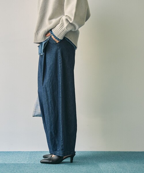 coen（コーエン）の「ランタンパンツ（WEB限定カラー）（その他パンツ・レディース・ナチュラル/ブラック/オリーブ/ダークグレー/ベージュ/コバルトブルー・M/L）」の21枚目の写真