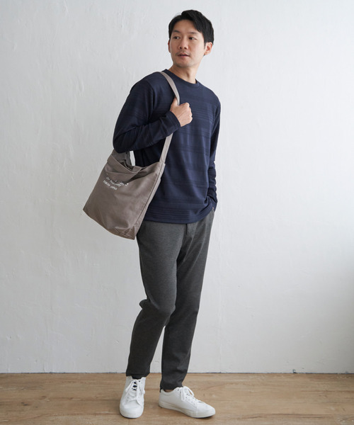IKKA LOUNGE(イッカラウンジ)の「【セットアップ対応】GOKU楽ワークイージーパンツ(その他パンツ・メンズ・グレー/ブラック/ダークブラウン/ネイビー・S/M/L/XL)」の14枚目の写真