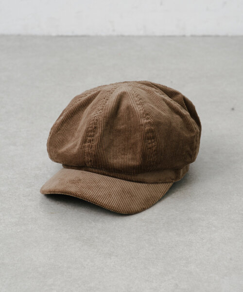 Kastane（カスタネ）の「コーデュロイキャスケット（キャスケット・レディース・ブラック/ブラウン・FREE）」の5枚目の写真