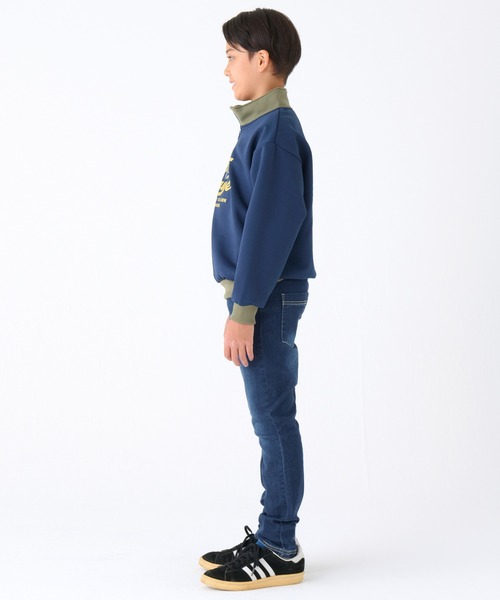 KRIFF MAYER Kid's Collection（クリフメイヤーキッズコレクション）の「シンマイニチデニム（デニムパンツ・キッズ・ダークブルー/ライトブルー・170/160/150/140/130/120）」の20枚目の写真