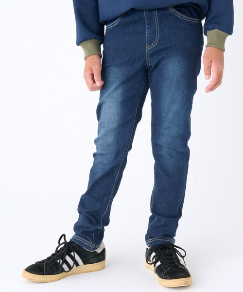 KRIFF MAYER Kid's Collection（クリフメイヤーキッズコレクション）の「シンマイニチデニム（デニムパンツ・キッズ・ダークブルー/ライトブルー・170/160/150/140/130/120）」の10枚目の写真