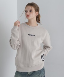 AVIREX（アヴィレックス）の「【WEB&DEPOT限定】ロゴ クルースウェット/ LOGO CREW SWEAT（スウェット）」