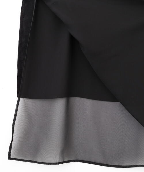 FREE'S MART（フリーズマート）の「レイヤードナローキャミワンピース（ワンピース・レディース・ブラック/ホワイト・FREE）」の22枚目の写真