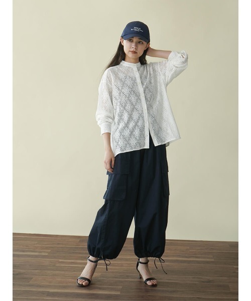 FIKA.(フィーカ)の「Cotton parachute pants(その他パンツ・レディース・カーキ/ネイビー/ベージュ・MEDIUM)」の13枚目の写真