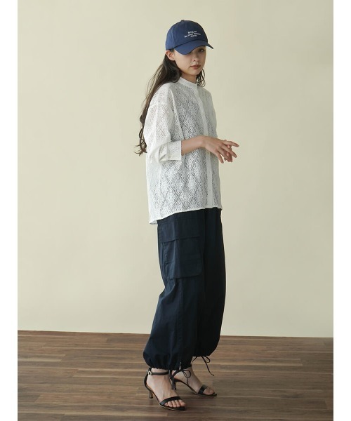 FIKA.(フィーカ)の「Cotton parachute pants(その他パンツ・レディース・カーキ/ネイビー/ベージュ・MEDIUM)」の14枚目の写真