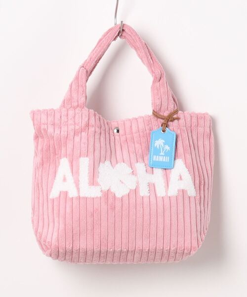 Kahiko（カヒコ）の「【Kahiko】ヘノヘノコーデュロイミニトートバッグ（トートバッグ・レディース・ピンク/グリーン/オレンジ/ブルー/ホワイト/レッド・FREE）」の4枚目の写真