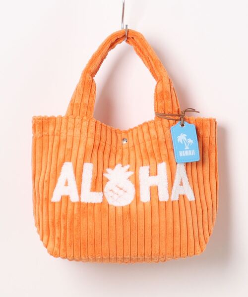 Kahiko（カヒコ）の「【Kahiko】ヘノヘノコーデュロイミニトートバッグ（トートバッグ・レディース・ピンク/グリーン/オレンジ/ブルー/ホワイト/レッド・FREE）」の6枚目の写真