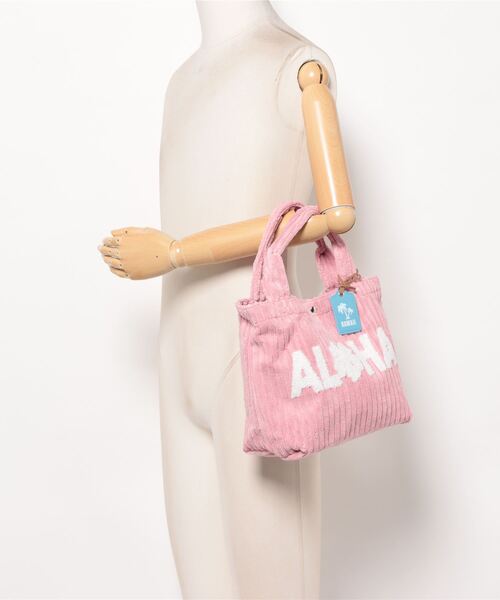 Kahiko（カヒコ）の「【Kahiko】ヘノヘノコーデュロイミニトートバッグ（トートバッグ・レディース・ピンク/グリーン/オレンジ/ブルー/ホワイト/レッド・FREE）」の11枚目の写真