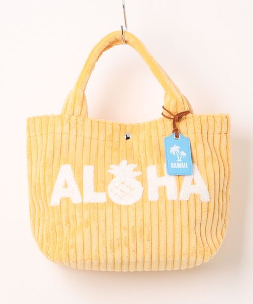 Kahiko(カヒコ)の「【Kahiko】ヘノヘノコーデュロイミニトートバッグ(トートバッグ・レディース・ピンク/グリーン/オレンジ/ブルー/ホワイト/レッド/イエロー・FREE)」の9枚目の写真