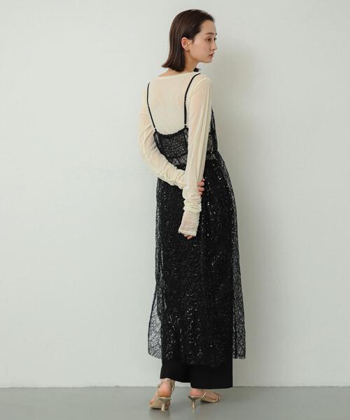 セール】スパンコールキャミワンピース（ワンピース）｜SENSE OF PLACE