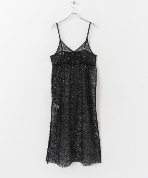 セール】スパンコールキャミワンピース（ワンピース）｜SENSE OF PLACE