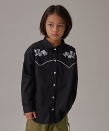 PAIRMANON STREET（ペアマノンストリート）の「【PAIRMANON STREET】ウェスタン デザイン 刺繍 長袖 シャツ（シャツ/ブラウス・キッズ）」