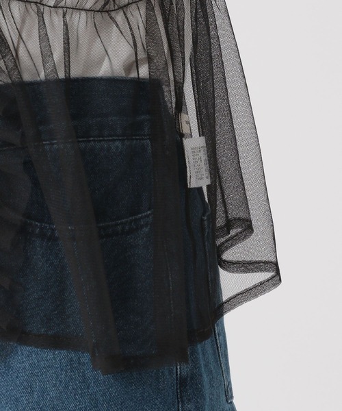 studio CLIP（スタディオクリップ）の「ダブルフロントフリルチュールジレ（ベスト・レディース・グレー/アイボリー/ブラック・FREE）」の16枚目の写真