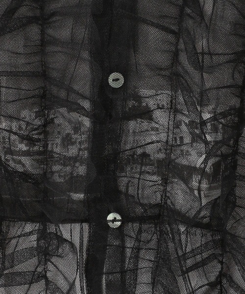 studio CLIP（スタディオクリップ）の「ダブルフロントフリルチュールジレ（ベスト・レディース・グレー/アイボリー/ブラック・FREE）」の13枚目の写真