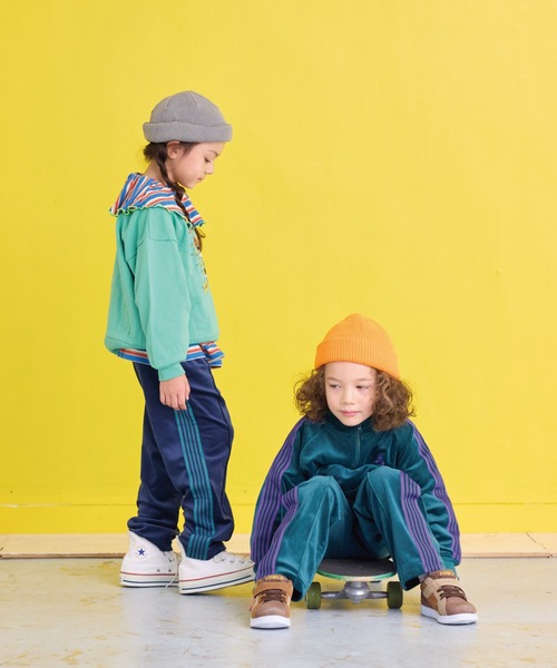 BIG FIELD（ビッグフィールド）の「ベロアトラックパンツ（その他パンツ・キッズ・ネイビー/グレー/グリーン・120/110/100/90/150/140/130）」の10枚目の写真