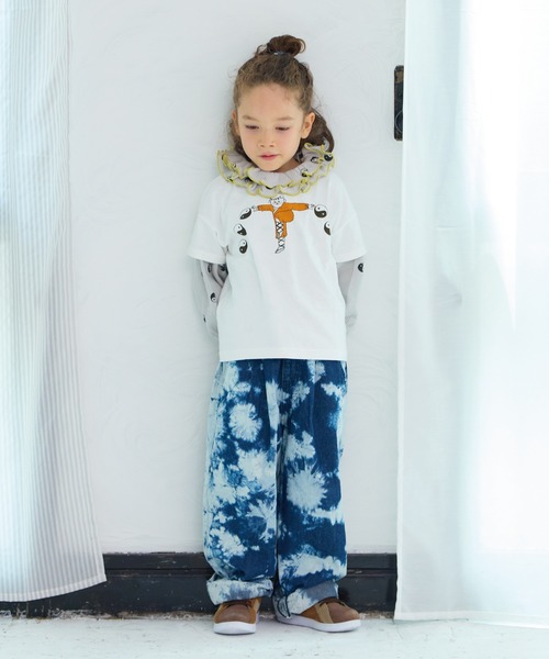 BIG FIELD(ビッグフィールド)の「デニムミリタリータックパンツ(デニムパンツ・キッズ・ブルー/ブラック・100/90/120/110/150/140/130)」の9枚目の写真