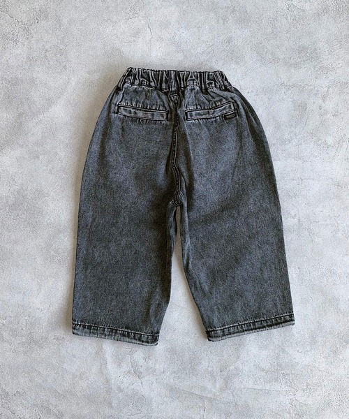 BIG FIELD(ビッグフィールド)の「デニムミリタリータックパンツ(デニムパンツ・キッズ・ブルー/ブラック・100/90/120/110/150/140/130)」の14枚目の写真