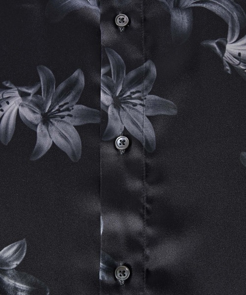 【CLEL】Loose Draped Floral Pattern Shirt/ルーズドレープ花柄シャツ（シャツ/ブラウス）｜CLEL（クレイル）