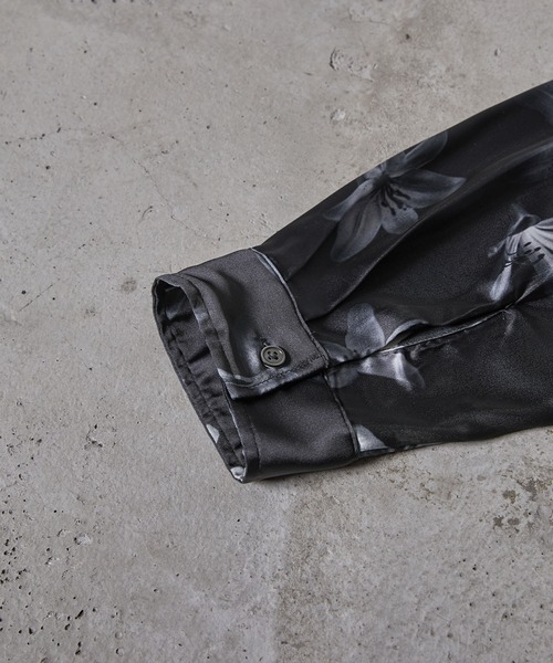 【CLEL】Loose Draped Floral Pattern Shirt/ルーズドレープ花柄シャツ（シャツ/ブラウス）｜CLEL（クレイル）