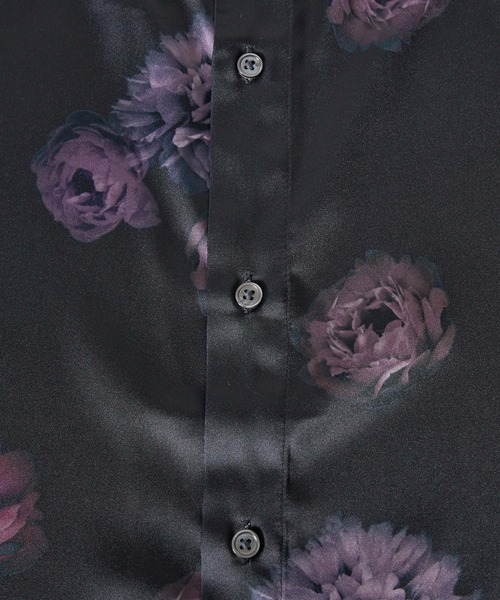 【CLEL】Loose Draped Floral Pattern Shirt/ルーズドレープ花柄シャツ（シャツ/ブラウス）｜CLEL（クレイル）