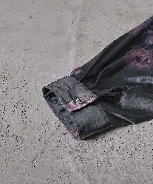 【CLEL】Loose Draped Floral Pattern Shirt/ルーズドレープ花柄シャツ（シャツ/ブラウス）｜CLEL（クレイル）