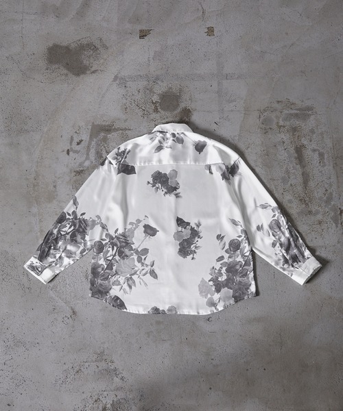 【CLEL】Loose Draped Floral Pattern Shirt/ルーズドレープ花柄シャツ（シャツ/ブラウス）｜CLEL（クレイル）