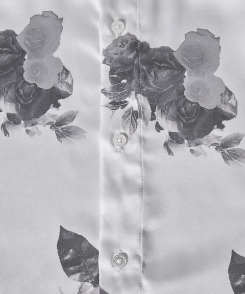 【CLEL】Loose Draped Floral Pattern Shirt/ルーズドレープ花柄シャツ（シャツ/ブラウス）｜CLEL（クレイル）