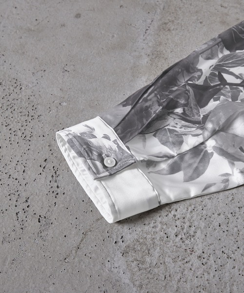 【CLEL】Loose Draped Floral Pattern Shirt/ルーズドレープ花柄シャツ（シャツ/ブラウス）｜CLEL（クレイル）