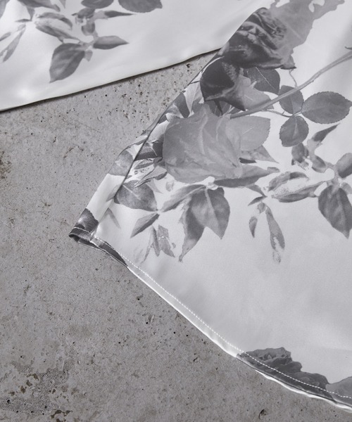 【CLEL】Loose Draped Floral Pattern Shirt/ルーズドレープ花柄シャツ（シャツ/ブラウス）｜CLEL（クレイル）