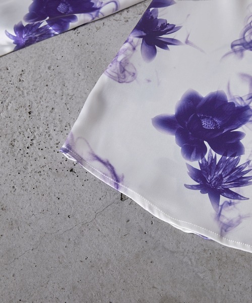 【CLEL】Loose Draped Floral Pattern Shirt/ルーズドレープ花柄シャツ（シャツ/ブラウス）｜CLEL（クレイル）