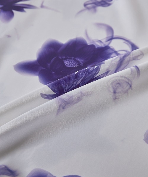 【CLEL】Loose Draped Floral Pattern Shirt/ルーズドレープ花柄シャツ（シャツ/ブラウス）｜CLEL（クレイル）