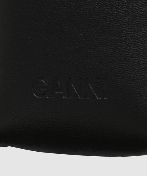 GANNI(ガニー)の「Ganni Bou Crossbody(ショルダーバッグ・レディース・ブラック・OS/ONE SIZE)」の6枚目の写真