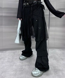 Never mind the XU / Chikashitsu+ | 韓国ファッション nmtc + エヌエムティーシープラス slim fit pocket cargo pants スリムフィットポケットカーゴパンツ スリムパンツ ストラップカーゴパンツ 韓国 ストリート ストリートファッション(カーゴパンツ)