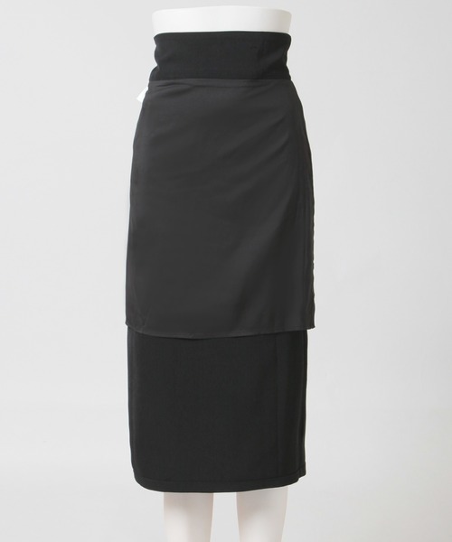 Julia Boutique（ジュリアブティック）の「選べるタイト・フレア トレンチロングスカート（スカート・レディース・ブラック系1/ベージュ系2/ブラック系2/ベージュ系1・1/2）」の18枚目の写真