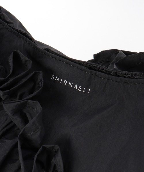 notch.(ノッチ)の「SMIR NASLI サミールナスリ フリルワンショルダーバッグ(ショルダーバッグ・レディース・ブラック/グレー・ONESIZE)」の7枚目の写真
