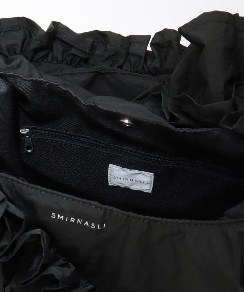 notch.(ノッチ)の「SMIR NASLI サミールナスリ フリルワンショルダーバッグ(ショルダーバッグ・レディース・ブラック/グレー・ONESIZE)」の10枚目の写真