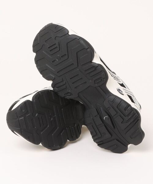 shoes365(シューズスリーシックスファイヴ)の「【shoes365】メッシュパネル厚底スニーカー(スニーカー・メンズ・ブラック/オフホワイト・24.5cm/25.0cm/25.5cm/26.0cm/26.5cm/27.0cm)」の4枚目の写真