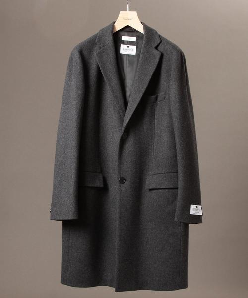 【BEAUTY&YOUTH】 ダークグレー チェスターコート BEAUTY&YOUTH UNITED ARROWS（ビューティーアンドユース