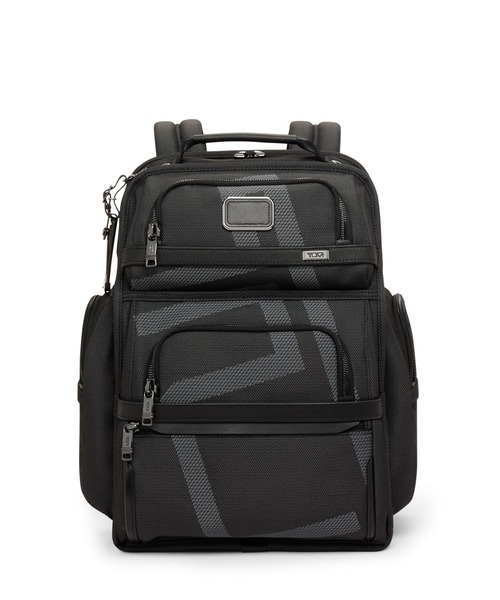 n19【美品】TUMI アルファ　T-Pass ブラック　黒　A4可　リュック TUMI - 新品 トゥミ TUMI リュックサック アルファブラボー