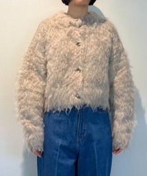 CLANE（クラネ）の「CROSS FRINGE BOLERO（カーディガン/ボレロ